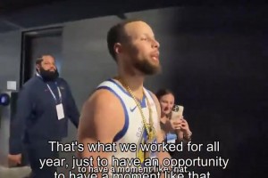 拿下附加赛首场！库里+巴特勒的赛后碎碎念也是挺逗比的